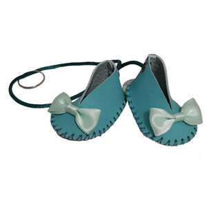 Keychain for Bag Accessories Green Garden, leather Handmade for Girl Woman Gift